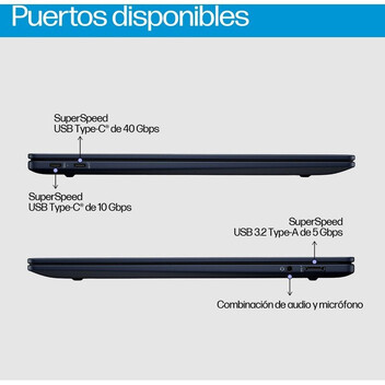 Portátil HP Elitebook Ultra G1q AI Qualcomm Snapdragon X Elite X1e-78-100/32GB/1TB SSD/14" Táctil
