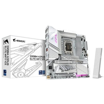 Placa Base Gigabyte Z890M AORUS ELITE WIFI7 ICE Placa Base Gigabyte Z890M AORUS ELITE WIFI7 ICE