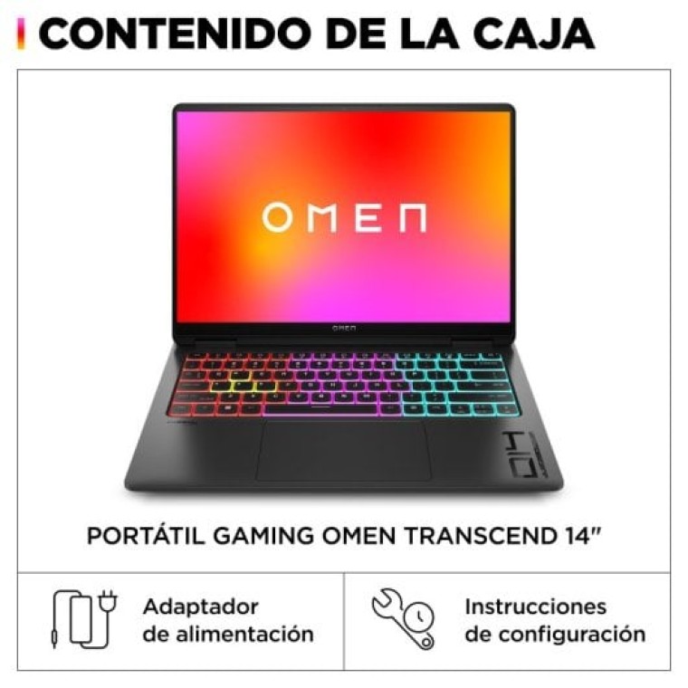 HP OMEN Transcend 14-fb0000ns Intel Core Ultra 7 155H/16GB/1TB SSD/RTX 4060/14"