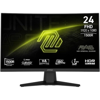 Monitor MSI MAG 244C 23.6" VA FullHD 180Hz FreeSync Curvo Monitor MSI MAG 244C 23.6" VA FullHD 180Hz FreeSync Curvo
