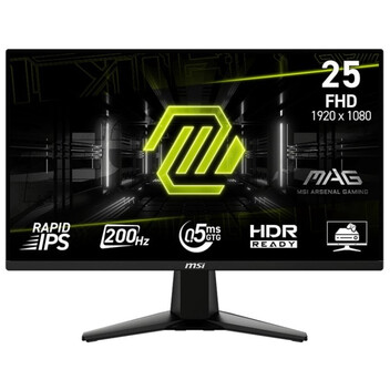 Monitor MSI MAG 255F E20 24.5" LED Rapid IPS FullHD 200Hz 0.5ms Adaptive Sync