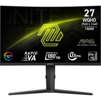 Monitor MSI MAG 275CQRF QD E2 27" LED Rapid VA QHD 180Hz 0.5ms Curva