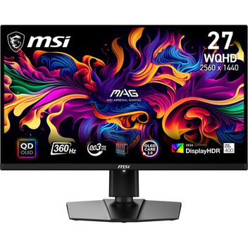 Monitor MSI MAG 271QPX QD-OLED 27" QD-OLED WQHD 360Hz Monitor MSI MAG 271QPX QD-OLED 27" QD-OLED WQHD 360Hz
