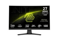 Monitor MSI MAG 275CQF E18 27" WQHD 180Hz Curvo Rapid VA HDR Adaptive-Sync Sin Marco