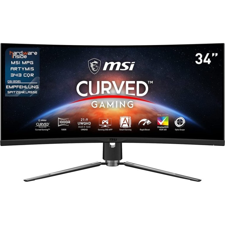 MSI MPG Artymis 343CQRDE 34" LED UWQHD HDR FreeSync Premium Curvo