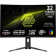 Monitor MSI MAG 321CUPDF 31.5" LED Rapid VA UltraHD 4K 160Hz 0.5m HDR 400 Adaptive Sync Curva