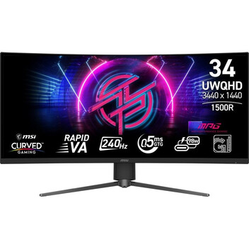 Monitor MSI MPG 346CQRF X24 34″ 3440 x 1440 240Hz VA Curvo 0.5ms USB-C DisplayHDR400 Adaptive-Sync