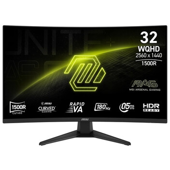 Monitor MSI MAG 321CQF E18 31.5" LED Rapid VA QHD 180Hz 0.5ms Adaptive Sync Curva