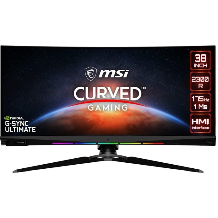 MSI Optix MEG381CQR Plus 37.5" LED Rapid IPS UWQHD+ 175Hz G-Sync Ultimate Curvo