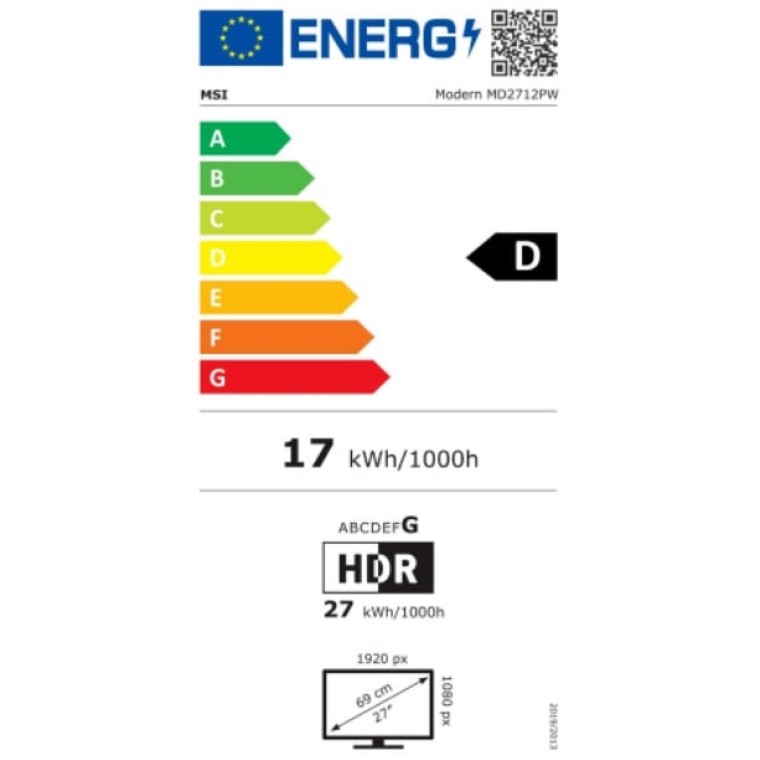 MSI Modern MD2712PW 27" LED IPS FullHD 100Hz