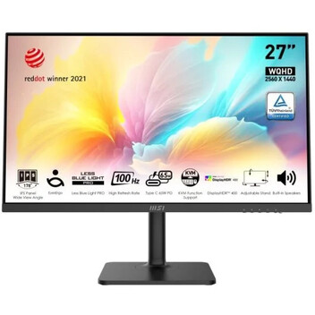 MSI Modern MD272QXPW 27" LED IPS WQHD 100Hz USB-C MSI Modern MD272QXPW 27" LED IPS WQHD 100Hz USB-C