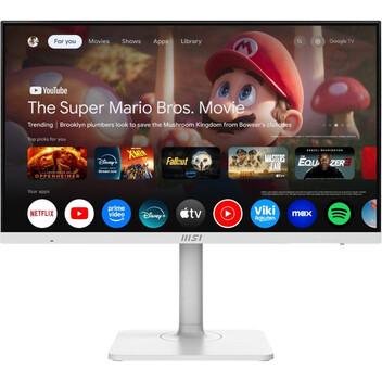 Monitor MSI Modern MD272UPSW Smart 27" LED IPS UltraHD 4K Altavoces Altura Ajustable Google TV USB-C Monitor MSI Modern MD272UPSW Smart 27" LED IPS UltraHD 4K Altavoces Altura Ajustable Google TV USB-C
