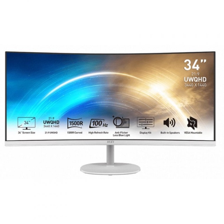 MSI PRO MP341CQW 34" LED UWQHD 100Hz Curva