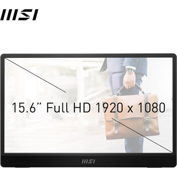 MSI PRO MP161 E2 15.6" Monitor Portátil LED IPS FullHD MSI PRO MP161 E2 15.6" Monitor Portátil LED IPS FullHD