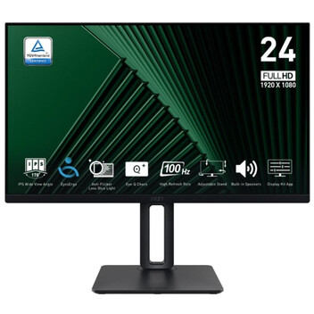 Monitor MSI PRO MP245PG 23.8" LED IPS FullHD 100Hz Altavoces Altura Ajustable Adaptive Sync