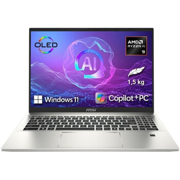Portátil MSI Prestige A16 AI+ A3XMG-077ES AMD Ryzen AI 9 HX 370/32GB/1TB SSD/16" + WIN 11 Portátil MSI Prestige A16 AI+ A3XMG-077ES AMD Ryzen AI 9 HX 370/32GB/1TB SSD/16" + WIN 11