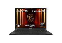 Portátil MSI Stealth A16 AI+ A3XWJG-021XES OLED AMD Ryzen AI 9 HX 370 64GB 1TB SSD RTX 5090 16"