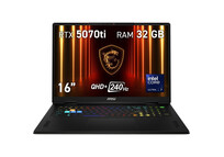 Portátil MSI Vector 16 HX AI A2XWHG-097XES Intel Core Ultra 7 255HX 32GB 1TB SSD RTX 5070 Ti 16"