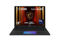 Portátil MSI Titan 18 HX AI A2XWIG-245ES MiniLED Intel Core Ultra 9 285HX 64GB 2TB SSD RTX 5080 18"
