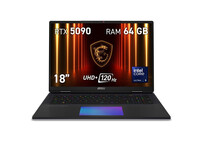 Portátil MSI Titan 18 HX AI A2XWJG-249ES MiniLED Intel Core Ultra 9 285HX 64GB 2TB SSD RTX 5090 18"