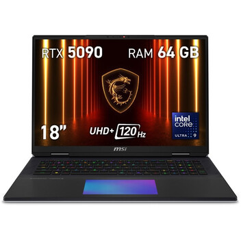 Portátil MSI Titan 18 HX AI A2XWJG-249ES MiniLED Intel Core Ultra 9 285HX 64GB 2TB SSD RTX 5090 18"