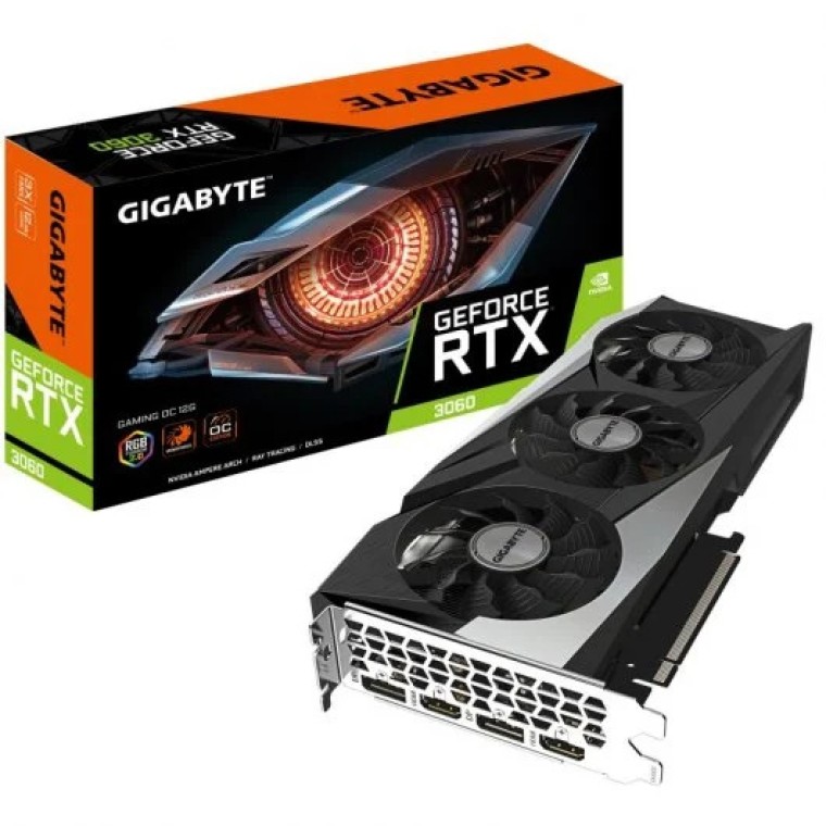 Gigabyte GeForce RTX 3060 GAMING OC 12GB GDDR6 Rev 2.0