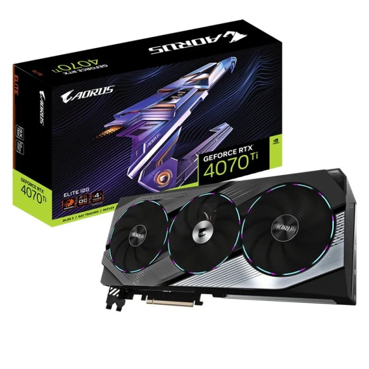 Gigabyte AORUS GeForce RTX 4070 Ti ELITE 12GB GDDR6X DLSS3