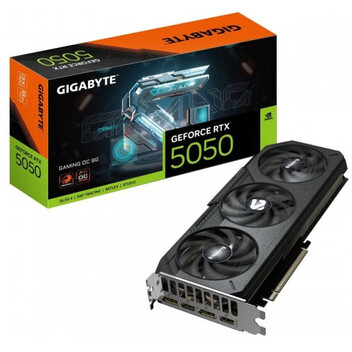 Tarjeta Gráfica Gigabyte GeForce RTX 5050 Gaming OC 8GB GDDR6 Reflex 2 RTX AI DLSS4
