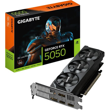 Tarjeta Gráfica Gigabyte GeForce RTX 5050 OC Low Profile 8G 8GB GDDR6 Reflex 2 RTX AI DLSS4 Tarjeta Gráfica Gigabyte GeForce RTX 5050 OC Low Profile 8G 8GB GDDR6 Reflex 2 RTX AI DLSS4