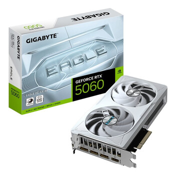 Tarjeta Gráfica Gigabyte GeForce RTX 5060 EAGLE OC ICE 8GB GDDR7 Reflex 2 RTX AI DLSS4 Tarjeta Gráfica Gigabyte GeForce RTX 5060 EAGLE OC ICE 8GB GDDR7 Reflex 2 RTX AI DLSS4