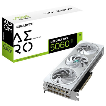 Tarjeta Gráfica Gigabyte GeForce RTX 5060 Ti AERO OC 16GB GDDR7 Reflex 2 RTX AI DLSS4 Tarjeta Gráfica Gigabyte GeForce RTX 5060 Ti AERO OC 16GB GDDR7 Reflex 2 RTX AI DLSS4