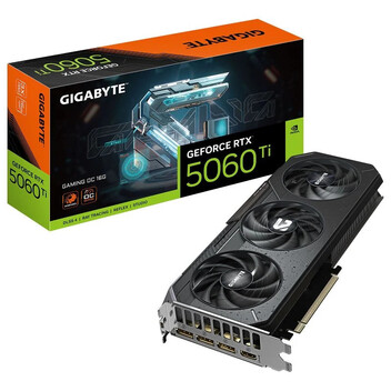 Tarjeta Gráfica Gigabyte GeForce RTX 5060 Ti GAMING OC 16GB GDDR7 Reflex 2 RTX AI DLSS4 Tarjeta Gráfica Gigabyte GeForce RTX 5060 Ti GAMING OC 16GB GDDR7 Reflex 2 RTX AI DLSS4