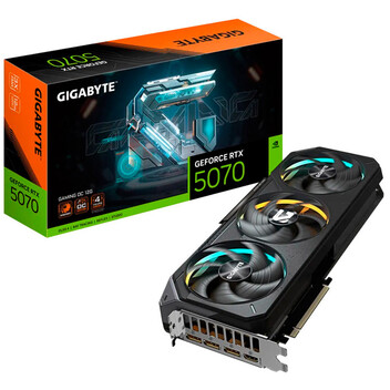Tarjeta Gráfica Gigabyte GeForce RTX 5070 Gaming OC 12GB GDDR7 DLSS4 Tarjeta Gráfica Gigabyte GeForce RTX 5070 Gaming OC 12GB GDDR7 DLSS4