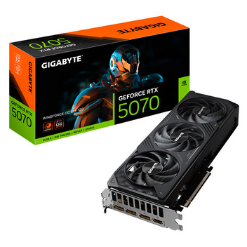 Tarjeta Gráfica Gigabyte GeForce RTX 5070 WindForce OC SFF 12GB GDDR7 DLSS4