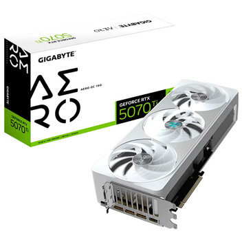 Tarjeta Gráfica Gigabyte GeForce RTX 5070 Ti AERO OC 16GB GDDR7 DLSS4 Tarjeta Gráfica Gigabyte GeForce RTX 5070 Ti AERO OC 16GB GDDR7 DLSS4