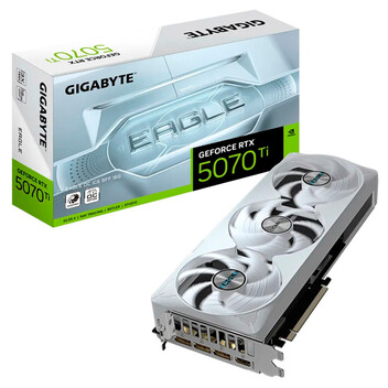 Tarjeta Gráfica Gigabyte GeForce RTX 5070 Ti EAGLE OC ICE SFF 16GB GDDR7 DLSS4 Tarjeta Gráfica Gigabyte GeForce RTX 5070 Ti EAGLE OC ICE SFF 16GB GDDR7 DLSS4