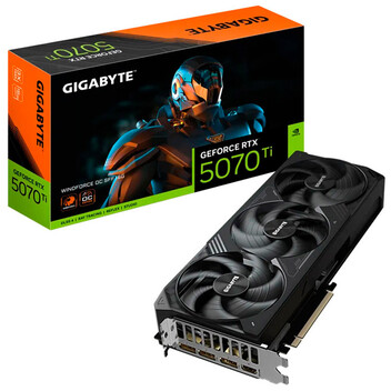 Tarjeta Gráfica Gigabyte GeForce RTX 5070 Ti WindForce OC SFF 16GB GDDR7 DLSS4 Tarjeta Gráfica Gigabyte GeForce RTX 5070 Ti WindForce OC SFF 16GB GDDR7 DLSS4