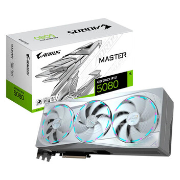 Tarjeta Gráfica Gigabyte AORUS GeForce RTX 5080 Master ICE 16GB GDDR7 DLSS4 Tarjeta Gráfica Gigabyte AORUS GeForce RTX 5080 Master ICE 16GB GDDR7 DLSS4