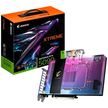 Tarjeta Gráfica Gigabyte AORUS GeForce RTX 5090 Xtreme WaterForce WB 32GB GDDR7 DLSS4 Tarjeta Gráfica Gigabyte AORUS GeForce RTX 5090 Xtreme WaterForce WB 32GB GDDR7 DLSS4