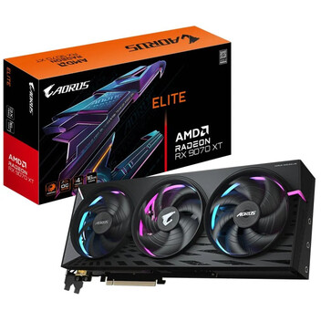 Tarjeta Gráfica Gigabyte AMD Radeon RX 9070 XT AORUS ELITE 16GB GDDR6
