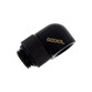 Alphacool A0020819 Adaptador de Montaje 90 Grados G1/4 Negro