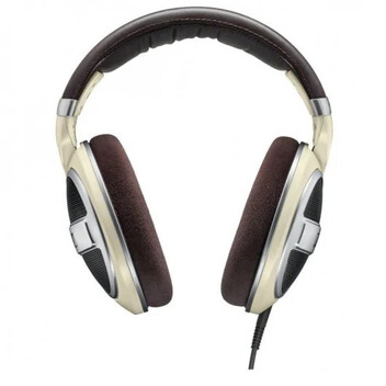 Sennheiser HD 599 Auriculares HiFi Blanco/Marrón