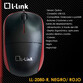 L-link Ll-2080-r Ratón USB Negro/Rojo