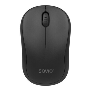 Ratón Savio inalámbrico 1000 DPI Bluetooth USB compacto negro receptor incluido