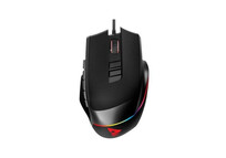 Ratón Savio con cable 12400 DPI RGB LED botones programables para gaming