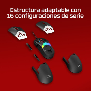 HyperX Pulsefire Saga Ratón Gaming RGB Sensor 26000DPI 8000Hz 6 Botones Negro HyperX Pulsefire Saga Ratón Gaming RGB Sensor 26000DPI 8000Hz 6 Botones Negro