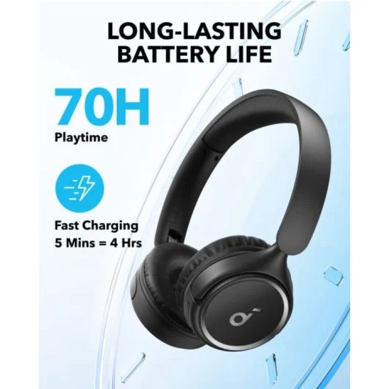 Soundcore H30i Auriculares Inalámbricos Bluetooth Negros