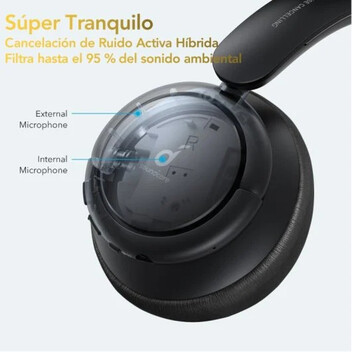 Soundcore Life Tune Auriculares Inalámbricos con Cancelación de Ruido Negros Soundcore Life Tune Auriculares Inalámbricos con Cancelación de Ruido Negros