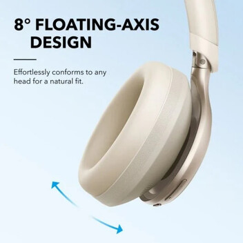 Soundcore Space One Auriculares Inalambricos con Cancelación Activa de Ruido Blancos Soundcore Space One Auriculares Inalambricos con Cancelación Activa de Ruido Blancos