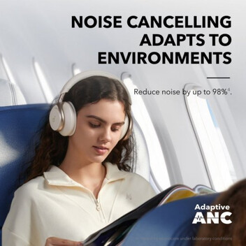 Soundcore Space One Auriculares Inalambricos con Cancelación Activa de Ruido Blancos Soundcore Space One Auriculares Inalambricos con Cancelación Activa de Ruido Blancos